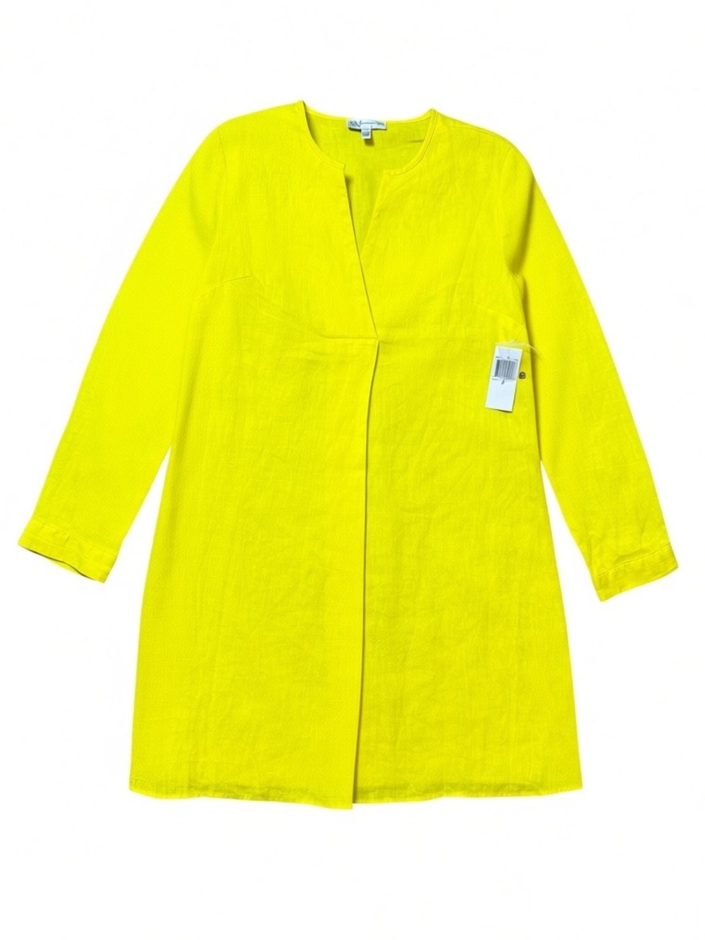 Neiman Marcus 100% Linen Long-Sleeve Mini size S